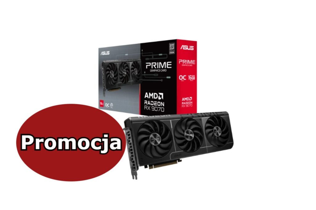 Karta graficzna Radeon RX 9070 16 GB w promocji