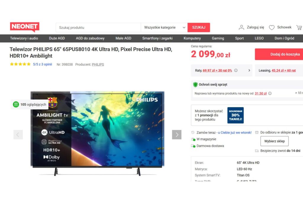 Telewizor Philips