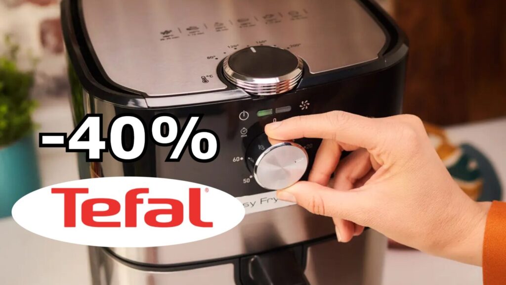 Frytkownica beztłuszczowa TEFAL EY501D15 Grill 2w1 Air Fryer