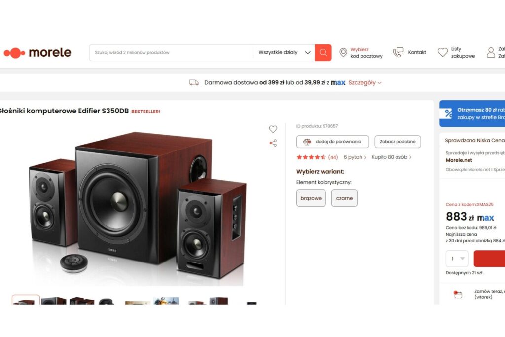 Głośniki Edifier S350DB