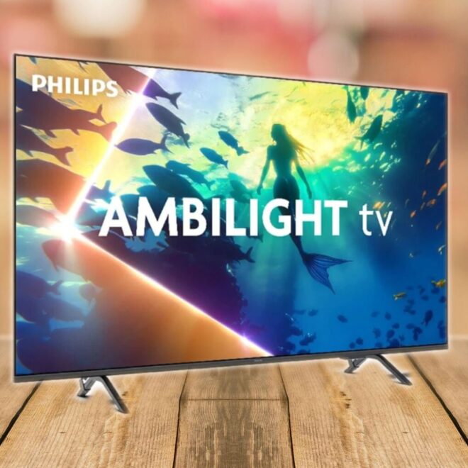 65-calowy Philips w śmiesznie niskiej cenie 2149 zł. Telewizor posiada Ambilight