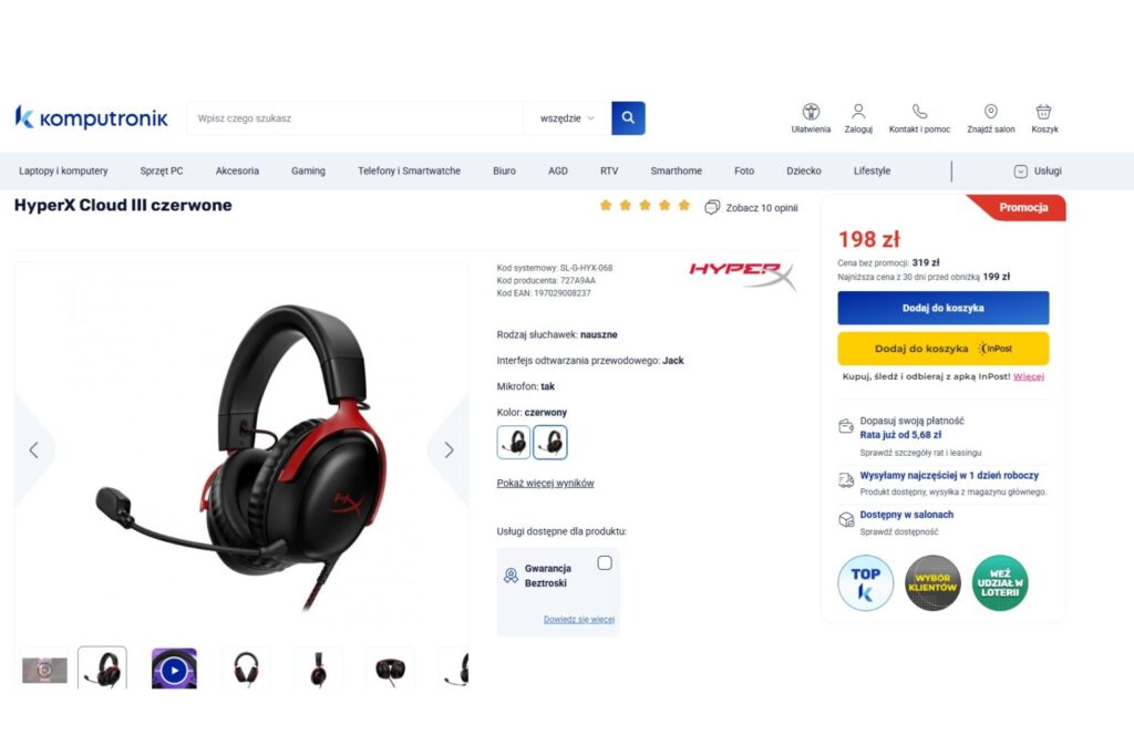 Słuchawki HyperX Cloud III