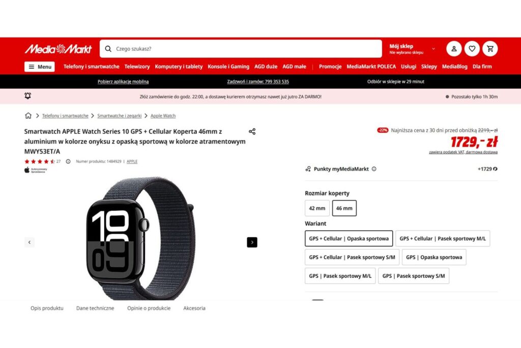 Smartwatch APPLE Watch Series 10