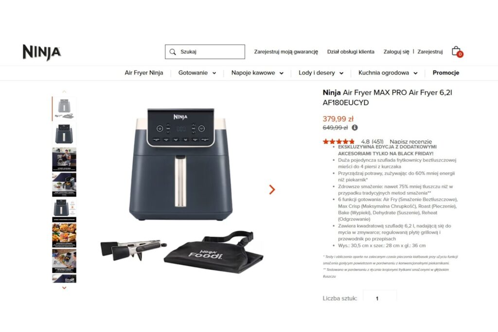 Ninja Air Fryer MAX PRO
