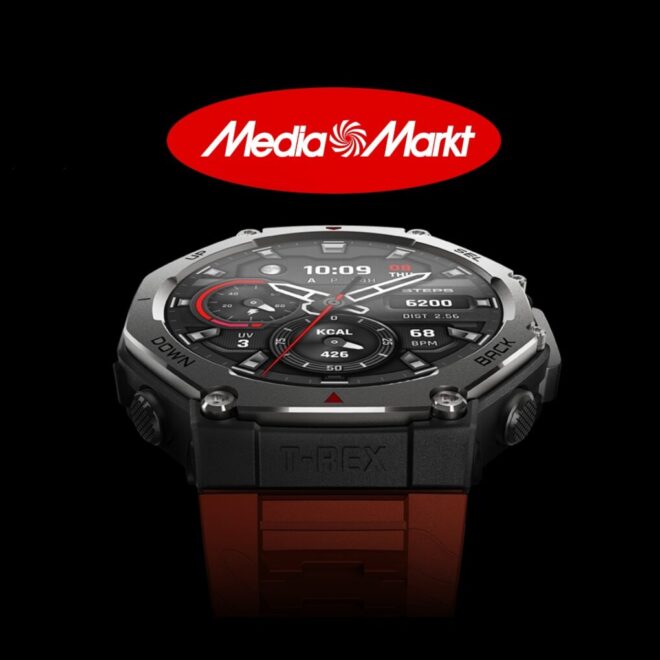 Faktycznie wietrzą te magazyny. Smartwatch Amazfit T‑Rex 3 Onyx w promocji Media Markt
