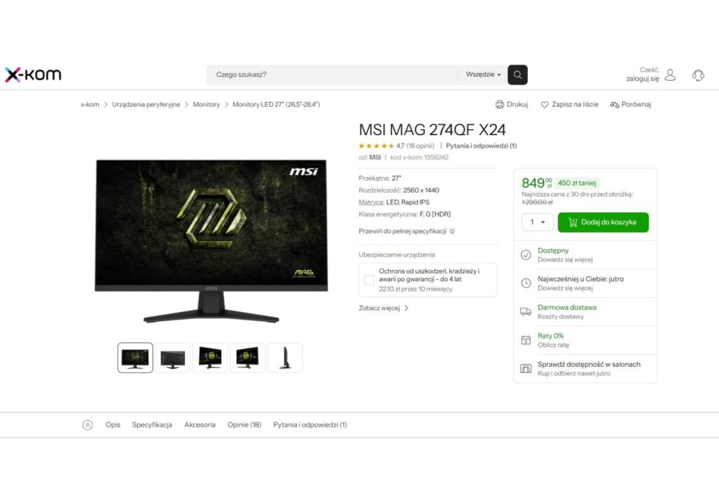 Monitor MSI
