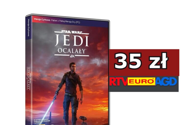Star Wars Jedi Ocalały na PC za 35 zł w RTV Euro AGD. Obniżka z 228 zł