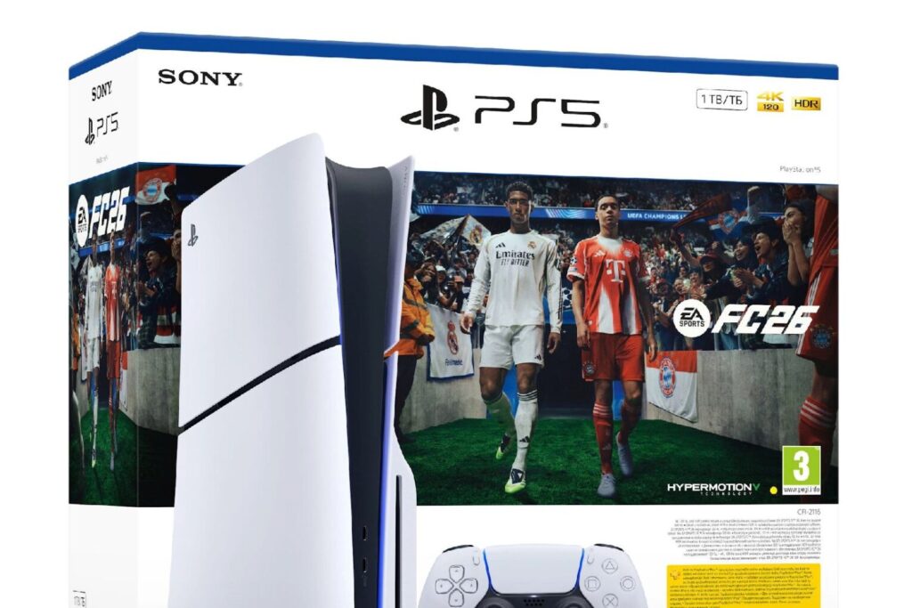 Konsola SONY PlayStation 5 Digital Slim Chassis E + EA Sports FC 26
