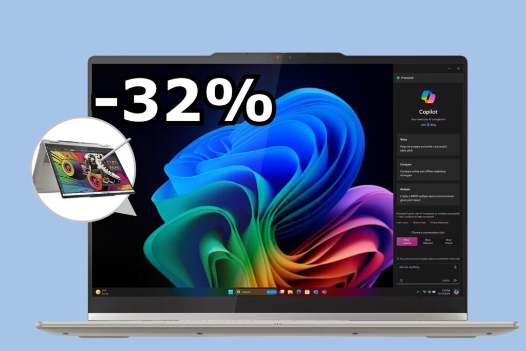 Laptop Lenovo 14" Touch Yoga 7 2-w-1