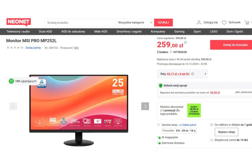Monitor MSI PRO