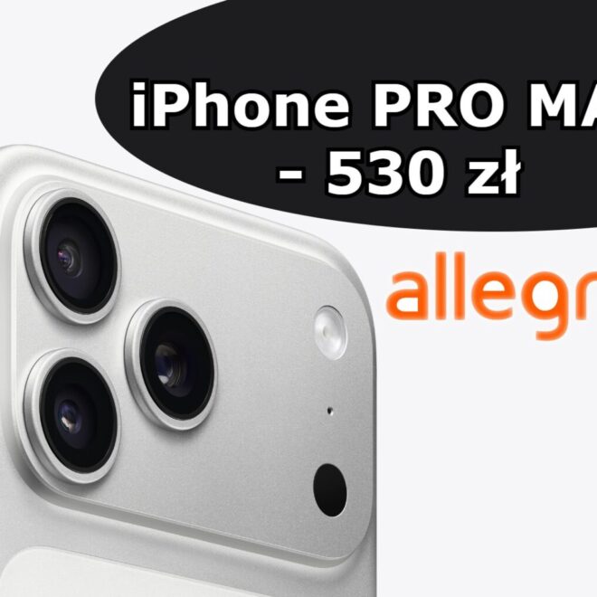Nawet iPhone 17 Pro Max tanieje przed świętami. 530 zł taniej dzięki promocji Allegro
