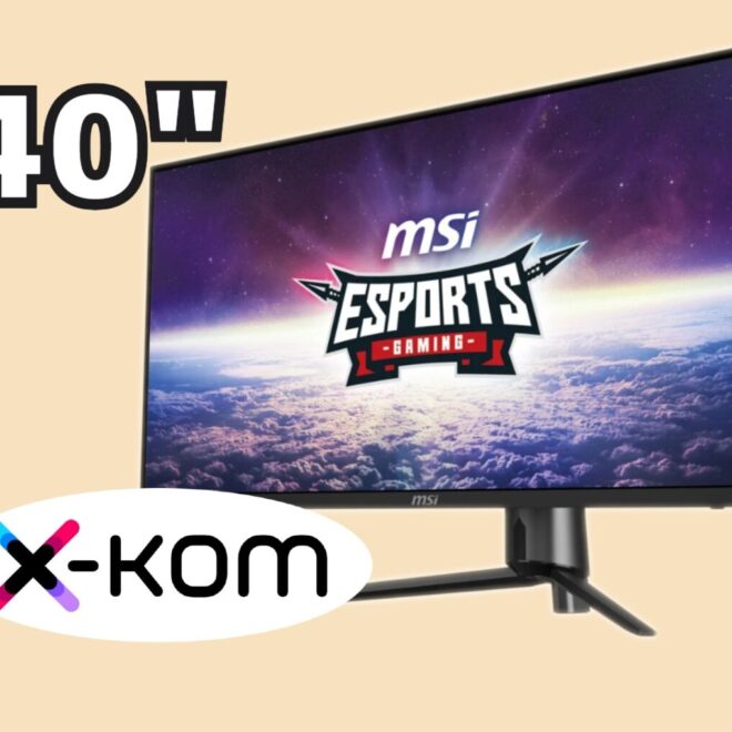 40″ monitor MSI w promocji za 1399 zł w X-Kom. Rozdzielczość 3440×1440, 155 Hz, 1 ms i IPS
