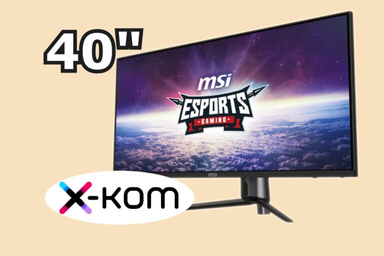 40″ monitor MSI w promocji za 1399 zł w X-Kom. Rozdzielczość 3440×1440, 155 Hz, 1 ms i IPS