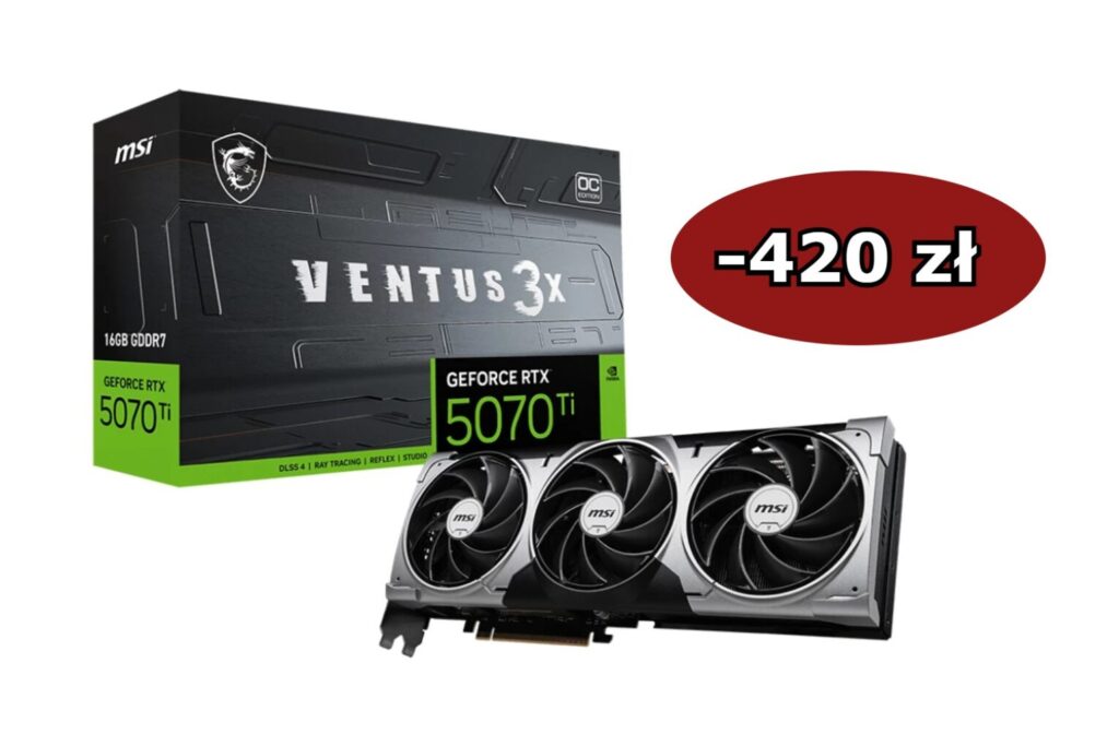 Karta graficzna MSI RTX 5070 Ti 16G VENTUS 3X OC