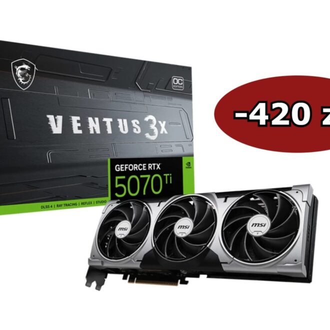 MSI GeForce RTX 5070 Ti w promocji 420 zł taniej – teraz za 3299 zł