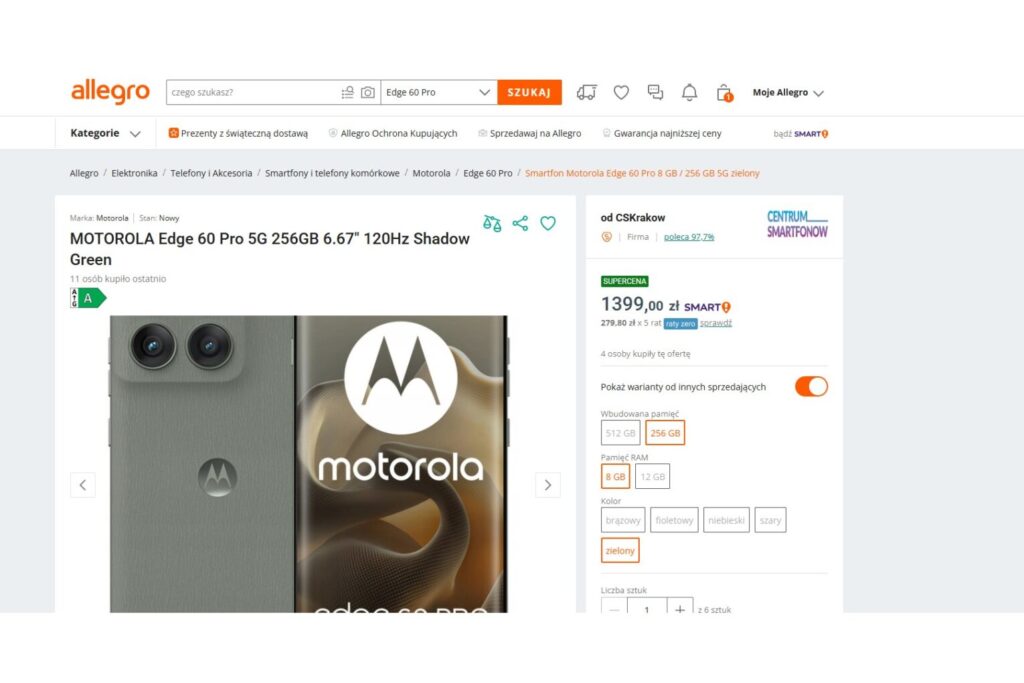 MOTOROLA Edge 60 Pro