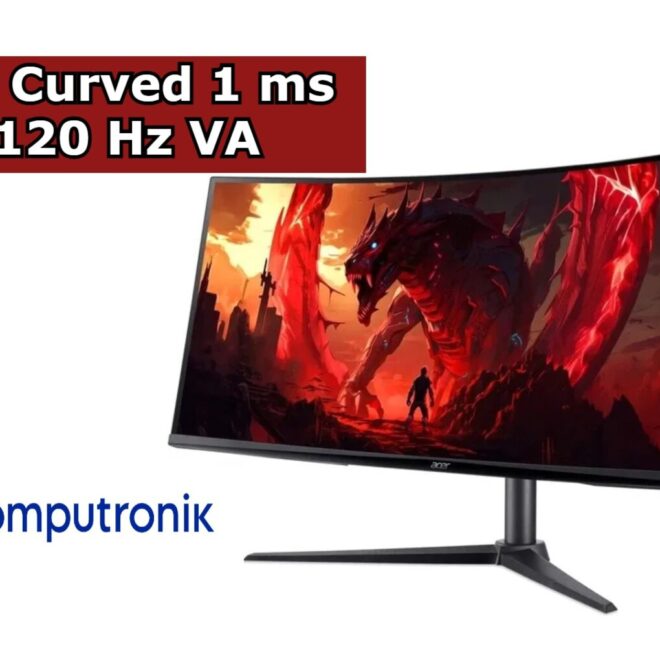 Monitor Acer Nitro 34” 120 Hz za 899 zł. To zakrzywiony model z matrycą VA