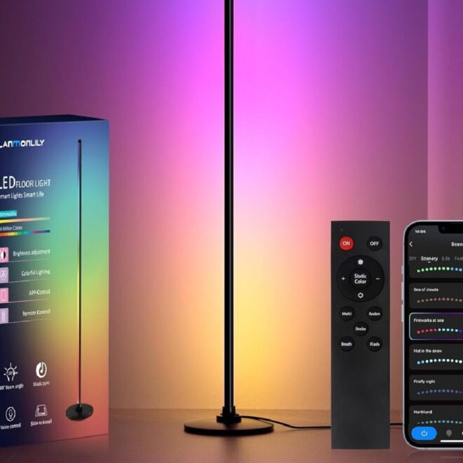Amazon daje kupon na lampę stojąca LED RGB. Teraz tylko 161,10 zł