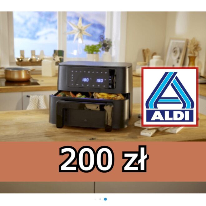 Bardzo pojemna frytkownica Air Fryer 9l za 200 zł w Aldi, a do tego 3 lata gwarancji