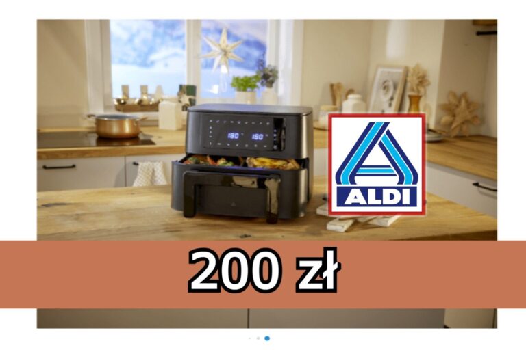 Bardzo pojemna frytkownica Air Fryer 9l za 200 zł w Aldi, a do tego 3 lata gwarancji