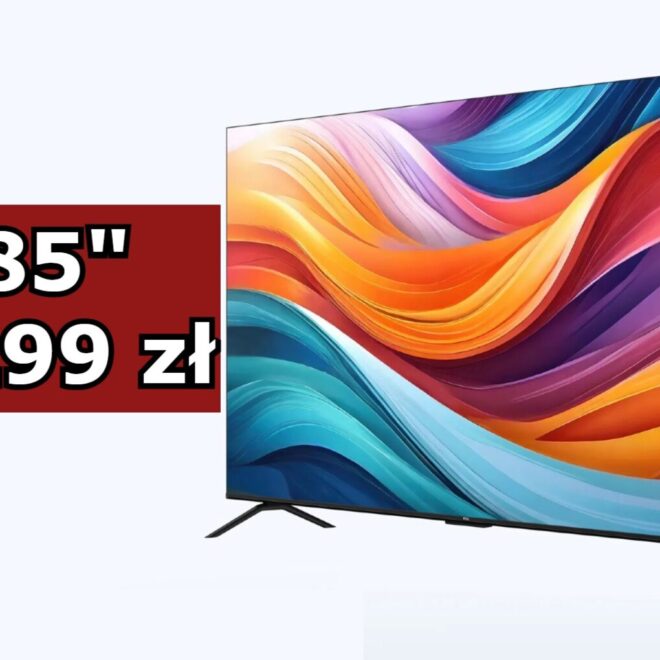 85″ telewizor QLED za 3299 zł w promocji X-Kom. Taniej chyba już nie można