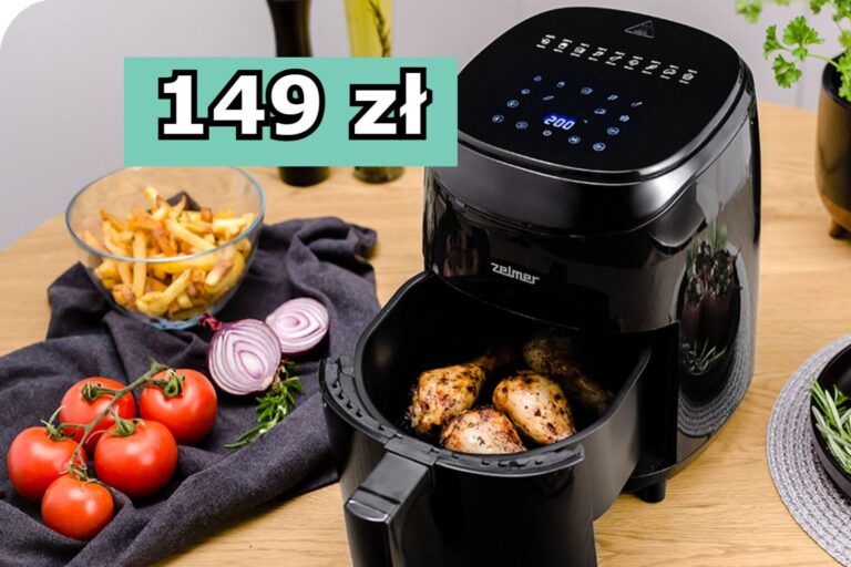 Najprostrzy air fryer Zelmera w promocji Neonet. 149 zł zamiast 279