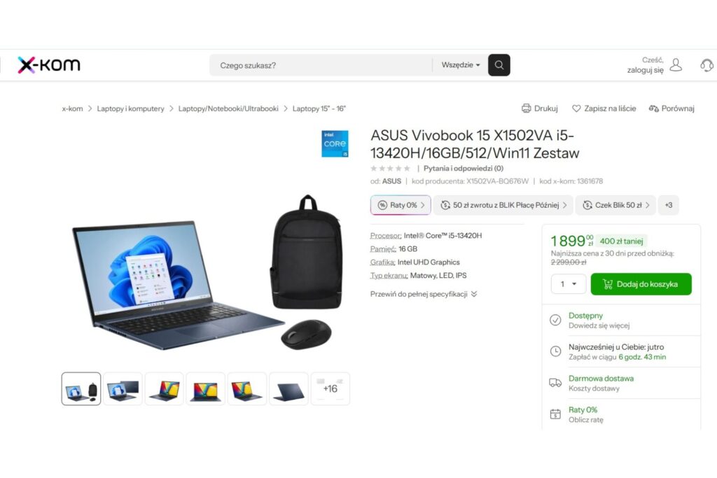 Laptop ASUS Vivobook 15
