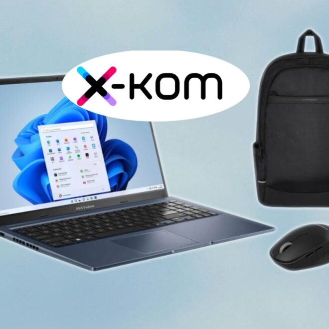 Laptop ASUS, myszka i plecak. Ten zestaw jest teraz w promocji X-Kom za 1899 zł
