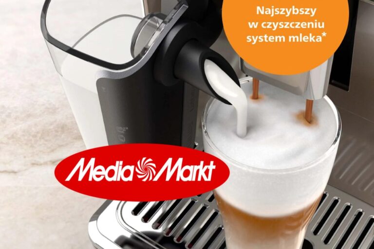 Ekspres do kawy Philips z 20 napojami taniej w promocji Media Markt