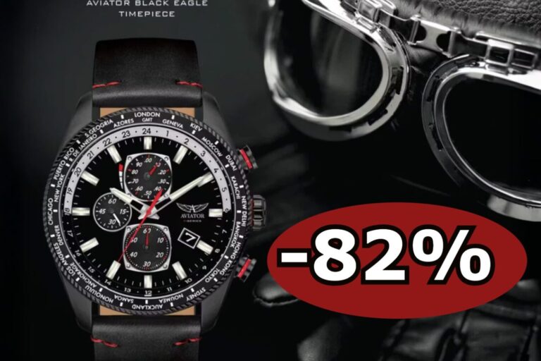 82% taniej zegarek Aviator F Series Eagle Chronograph