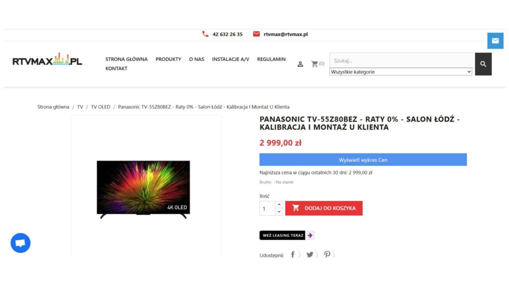 telewizor Panasonic TV-55Z80BEZ
