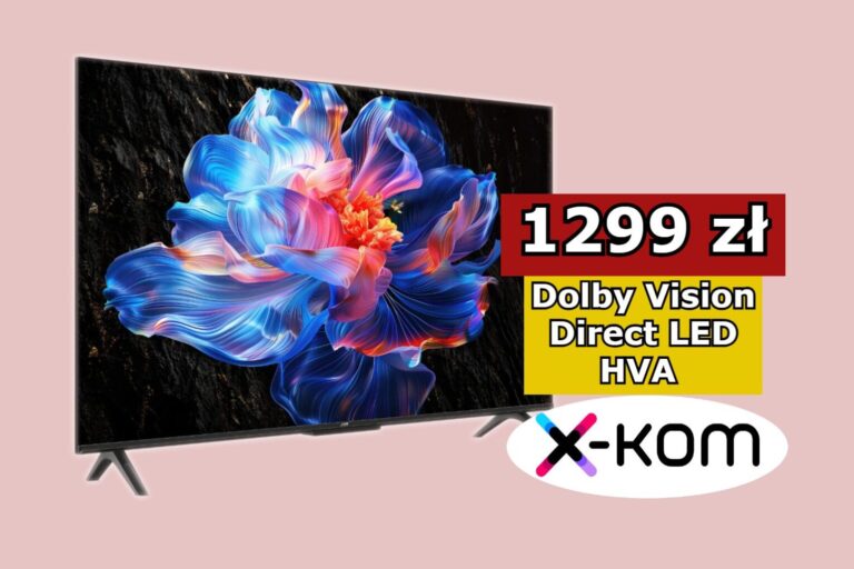TCL 55” za 1299 zł. X-Kom wyprzedaje świetny telewizor z Direct LED i Google TV
