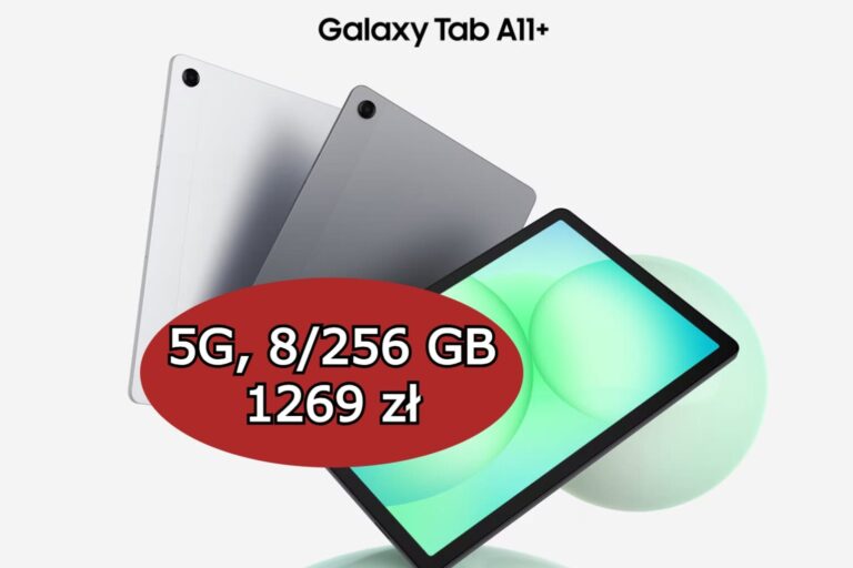 Dobry czas na kupno tableta. Samsung Galaxy Tab A11+ z 5G – 500 zł mniej