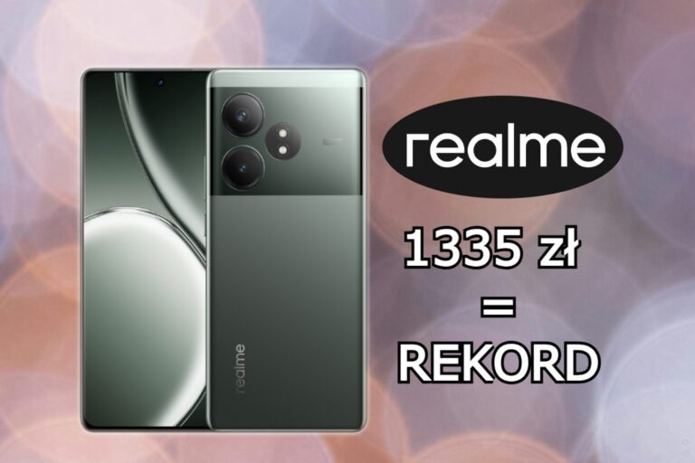 realme GT 6T 5G 8/256 GB w cenie 1335 zł zamiast 1566. Taka cena na Amazonie