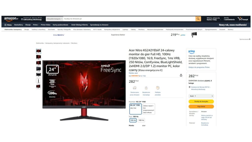 Monitor Acer Nitro