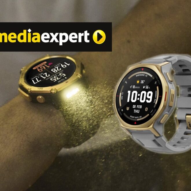 Smartwatch AMAZFIT T-Rex 3 Pro osiągnął właśnie rekordowo niską cenę w Media Expert