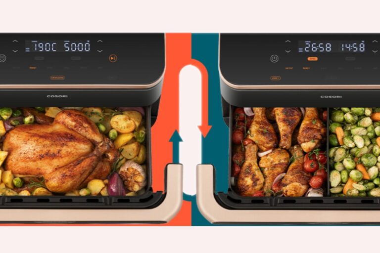 Amazon przecenił premium Air Fryer COSORI o pojemności 10l. Dwie łączone mokory, WiFi i 240°C