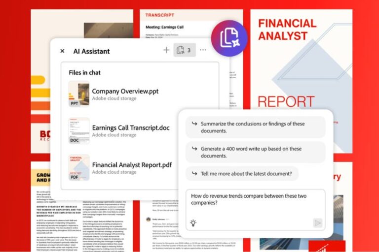 Nowe AI w Adobe Acrobat – podcastowe streszczenia i szybsza praca z PDF
