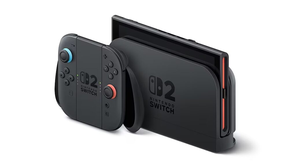 Nintendo Switch 2 bez opakowania, widoczna konsola