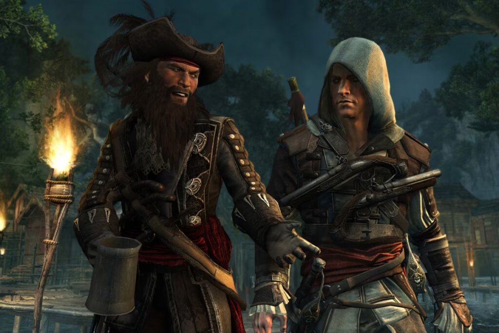 screen z gry ac4 black flague