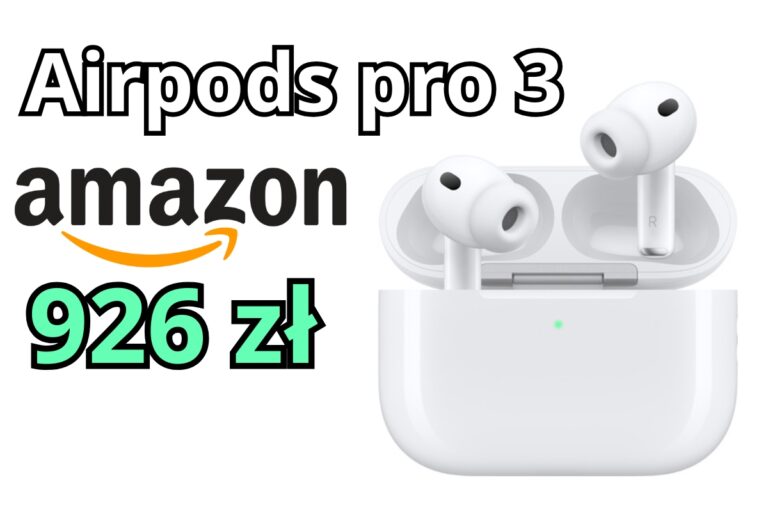 AirPods Pro 3 taniej na Amazonie. W promocji tylko 926 zł