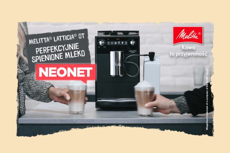 Karnawał w Neonet, więc jest 230 zł taniej na ekspres automatyczny Melitta. 20 cm szerokości i 6 napojów