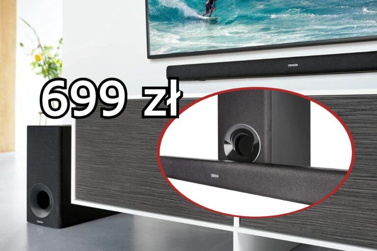 Soundbar z subwooferem Denon DHT-S316 potaniał do 699 zł na Amazonie