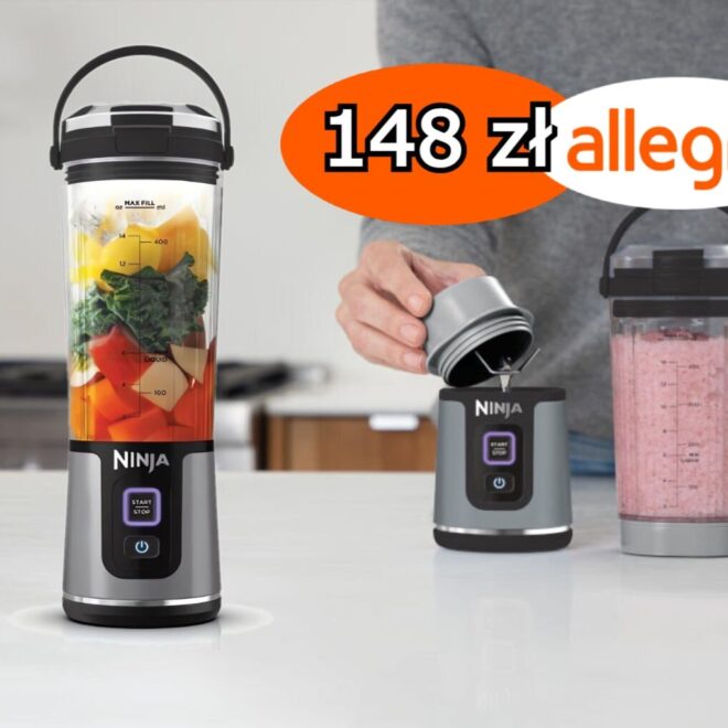 Ninja Blast – przenośny blender za 148 zł zamiast 199. Taka promocja od producenta