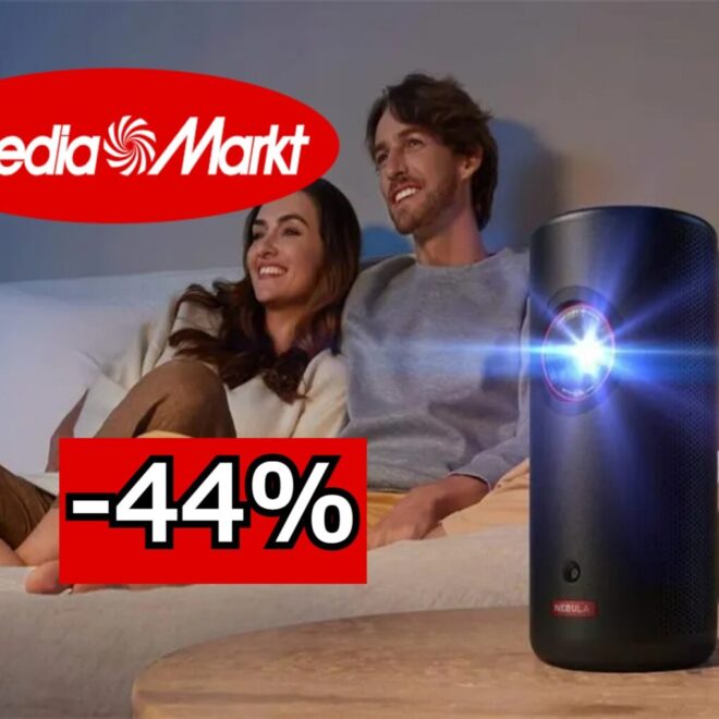 Przenośny projektor z Google TV 1600 zł taniej. Chodzi o model NEBULA Capsule 3 Laser