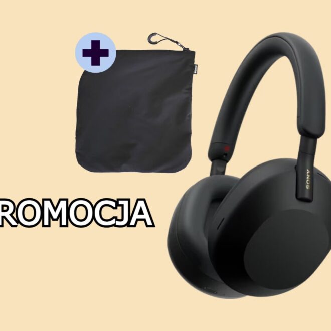 Słuchawki Sony WH-1000XM5SA w promocji. Dźwięk i ANC klasy premium za 800 zł