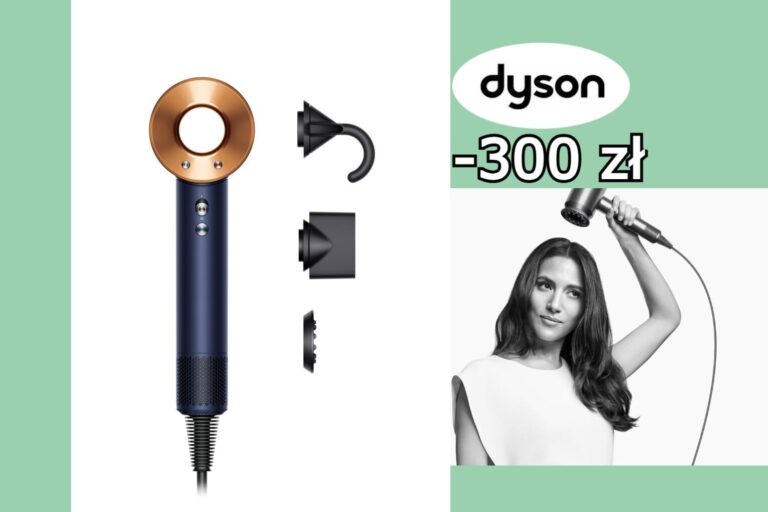 Suszarka Dyson Supersonic 300 zł taniej w sklepie producenta. Okazja niecodzienna