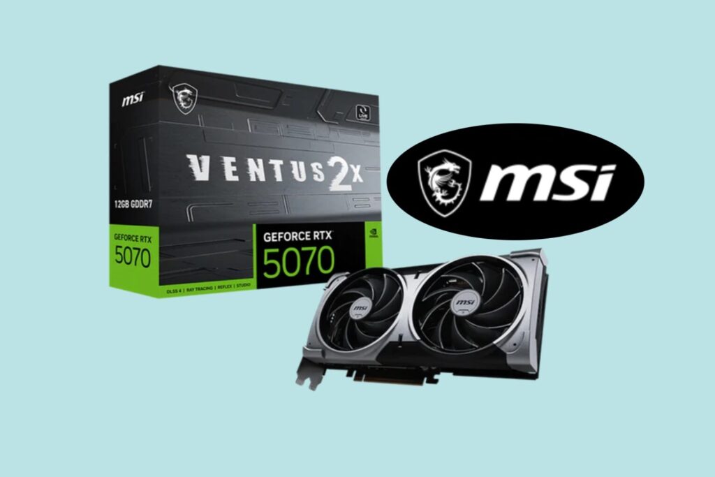 Karta graficzna GeForce RTX 5070 12G VENTUS 2X