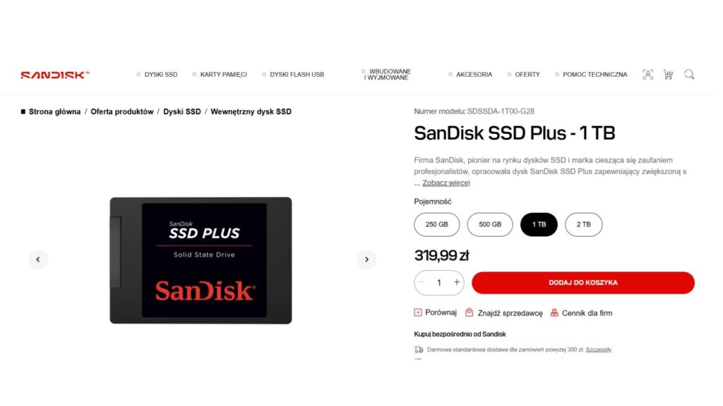 SanDisk SSD Plus - 1 TB