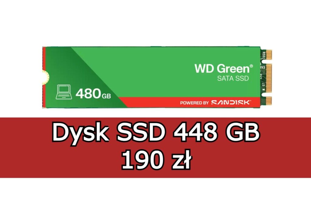 WD Green SATA SSD M.2 2280 - 480GB